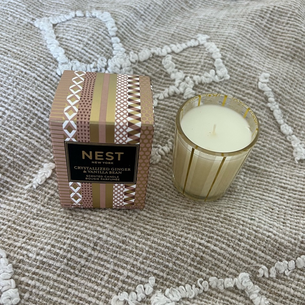 NEW NEST Crystallized Ginger & Vanilla Bean Candle Mini